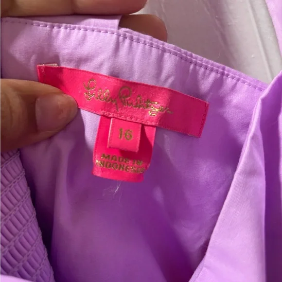 Purple and Orange Lilly Pulitzer top - Picture 2 of 3